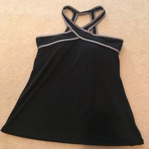 Black Lululemon Athletica Workout tank